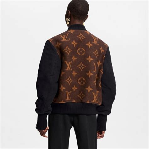 louis vuitton monogram jacquard bomber jacket|vintage Louis Vuitton bomber jacket.